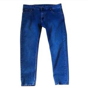(42)38" Armani Jeans Relaxed Blue Denim Straight Leg